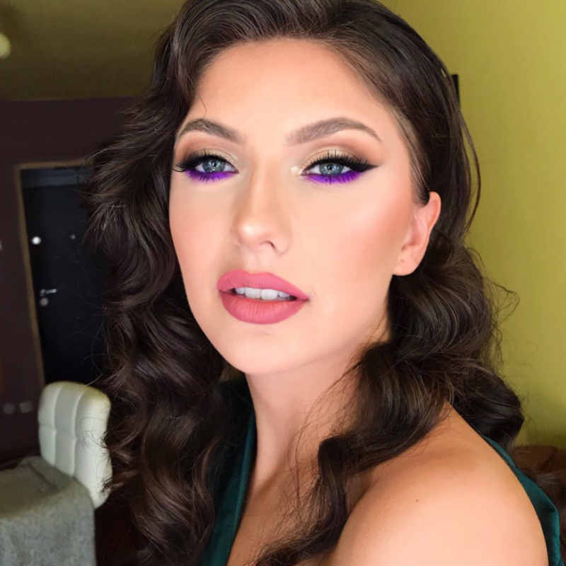 Image of before and after makeup by Gia MUA